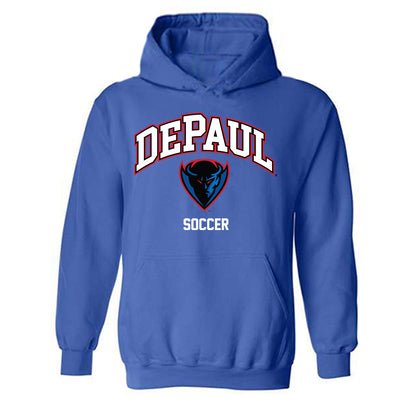 DePaul - NCAA Men's Soccer : Mason Kutch - Classic Shersey Hooded Sweatshirt-1