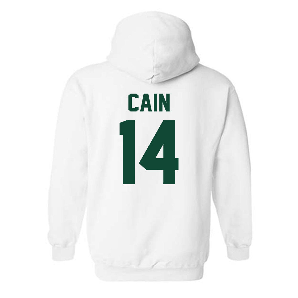 Ohio - NCAA Football : Marcus Cain - Sports Shersey Hooded Sweatshirt-1