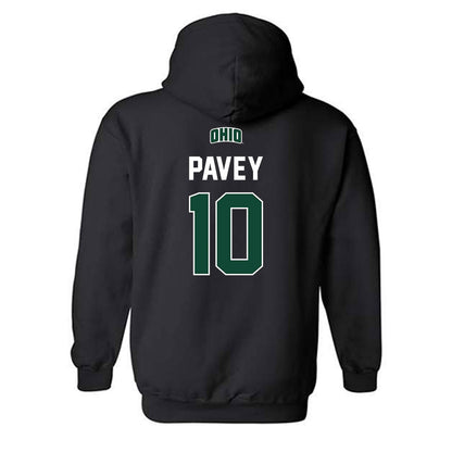 Ohio - NCAA Football : Drayden Pavey - Sports Shersey Hooded Sweatshirt-1