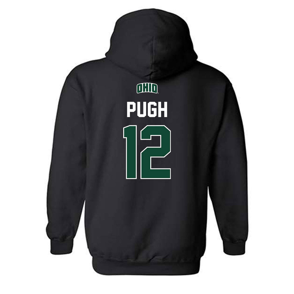 Ohio - NCAA Football : Eian Pugh - Sports Shersey Hooded Sweatshirt-1