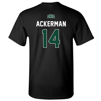 Ohio - NCAA Football : Ike Ackerman - Sports Shersey T-Shirt-1