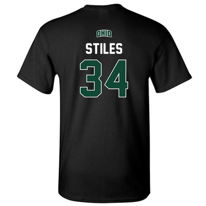 Ohio - NCAA Football : Lukas Stiles - Sports Shersey T-Shirt-1