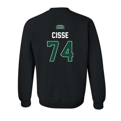 Ohio - NCAA Football : Tigana Cisse - Sports Shersey Crewneck Sweatshirt-1