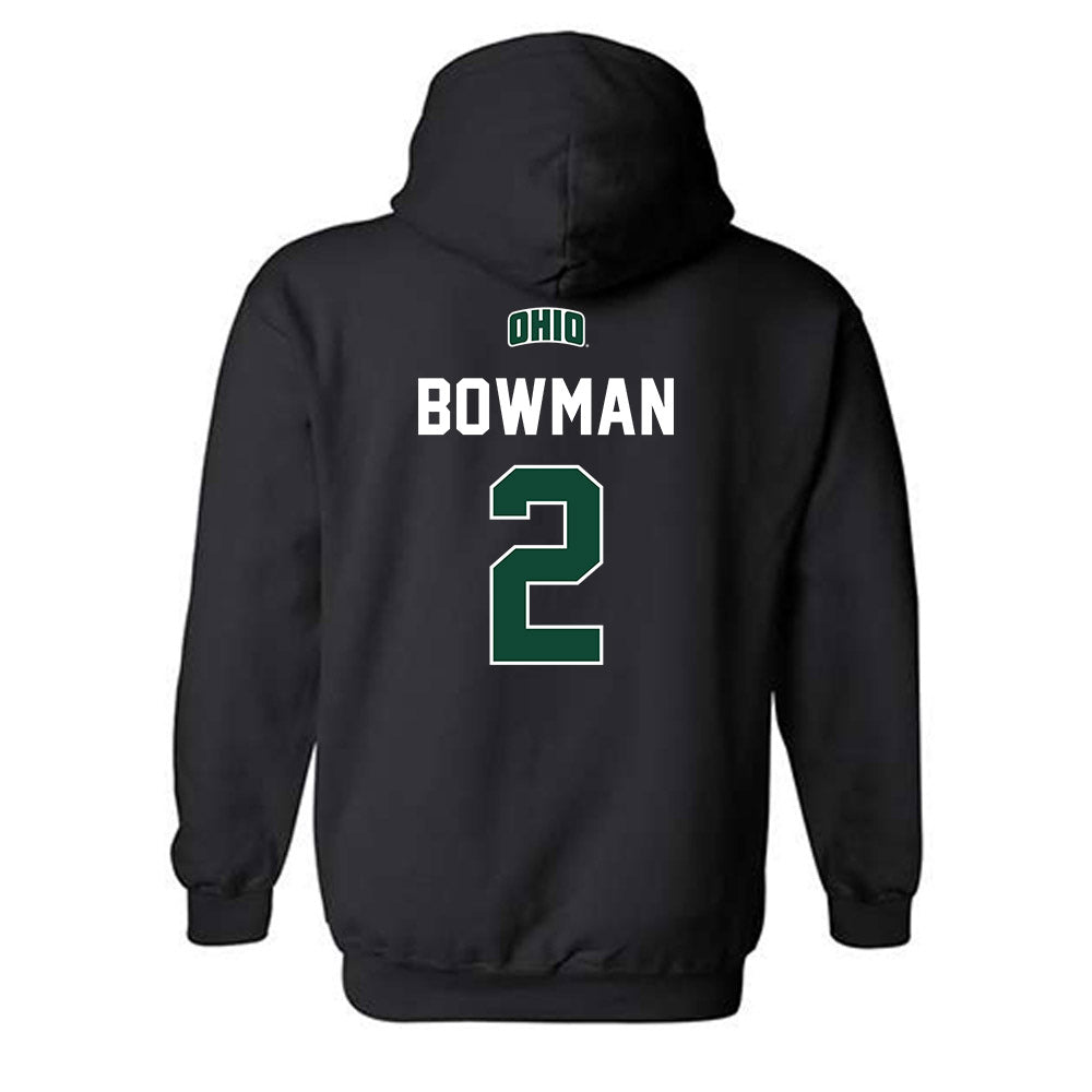 Ohio - NCAA Football : Preston Bowman - Sports Shersey Hooded Sweatshirt-1