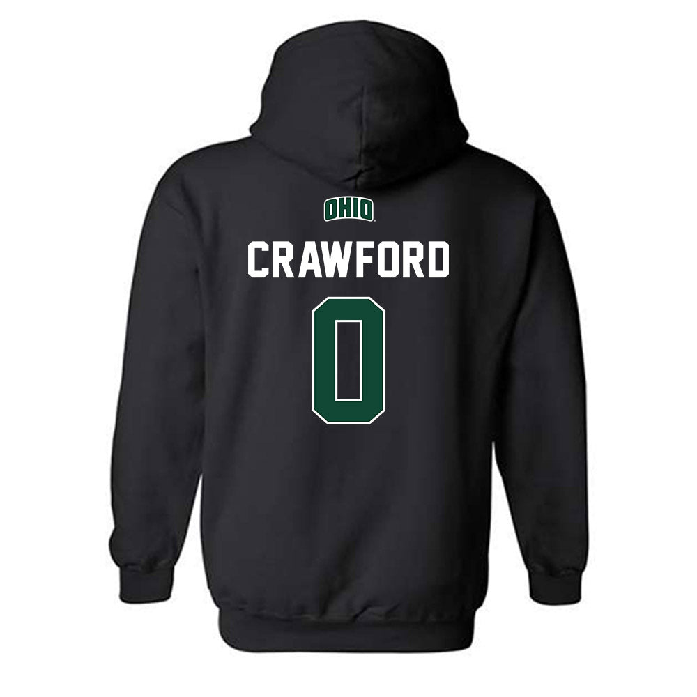 Ohio - NCAA Football : Delaney Crawford - Sports Shersey Hooded Sweatshirt-1