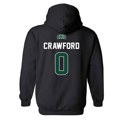 Ohio - NCAA Football : Delaney Crawford - Sports Shersey Hooded Sweatshirt-1