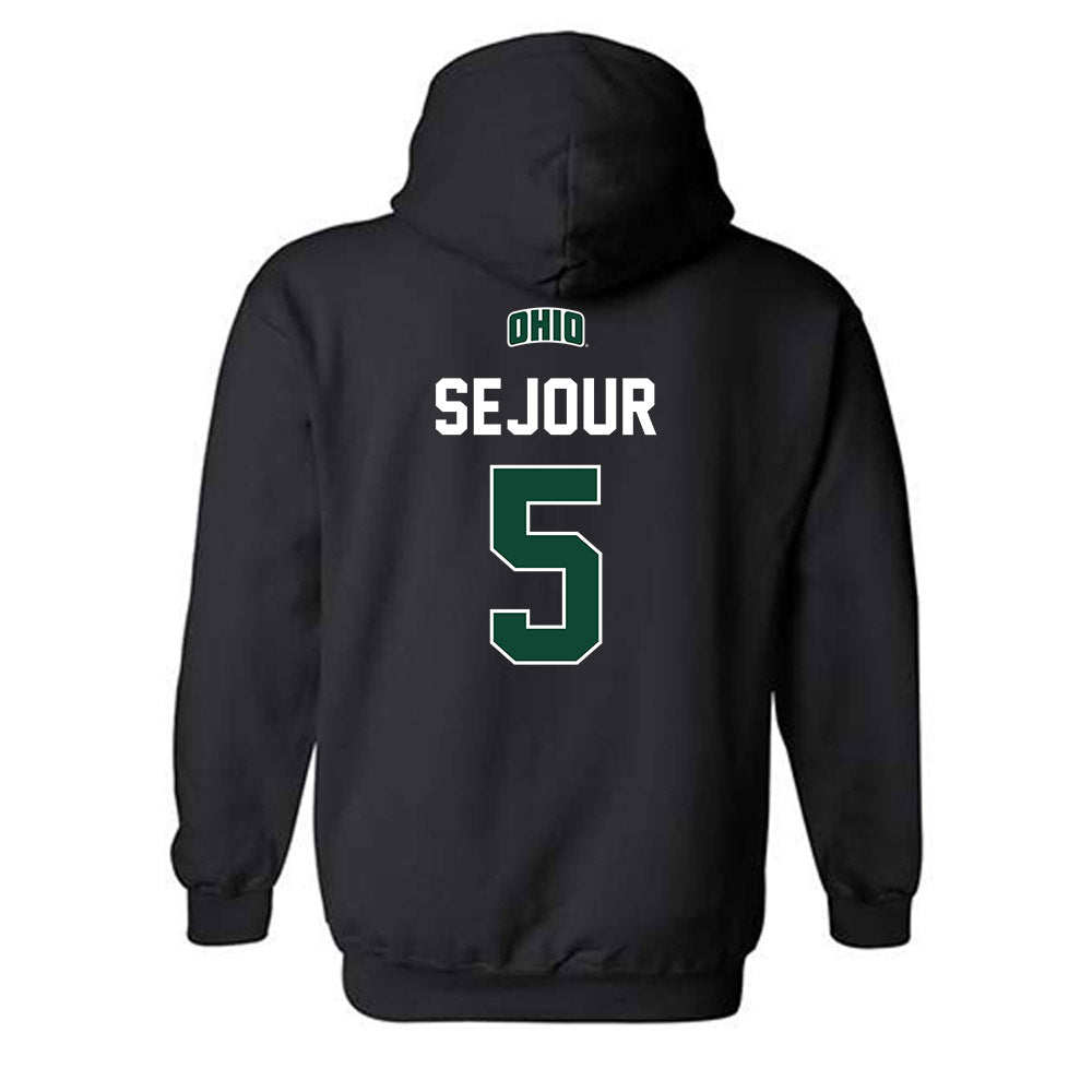 Ohio - NCAA Football : Kelly Sejour - Sports Shersey Hooded Sweatshirt-1