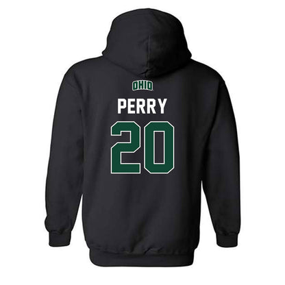 Ohio - NCAA Football : Rashad Perry - Sports Shersey Hooded Sweatshirt-1