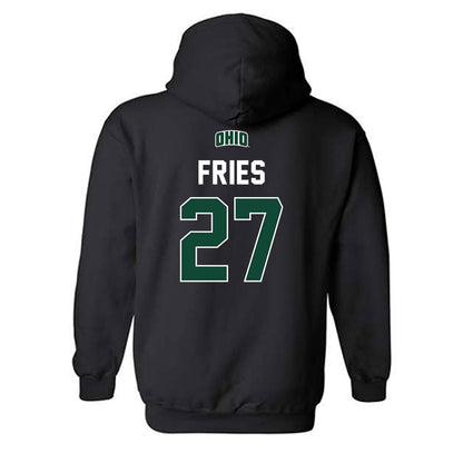 Ohio - NCAA Football : Jack Fries - Sports Shersey Hooded Sweatshirt-1
