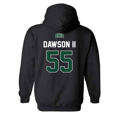Ohio - NCAA Football : CJ Dawson II - Sports Shersey Hooded Sweatshirt-1