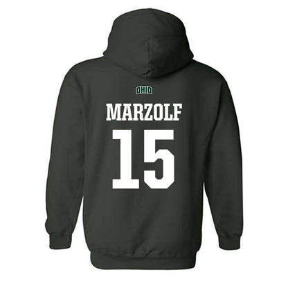 Ohio - NCAA Football : William Marzolf - Sports Shersey Hooded Sweatshirt-1