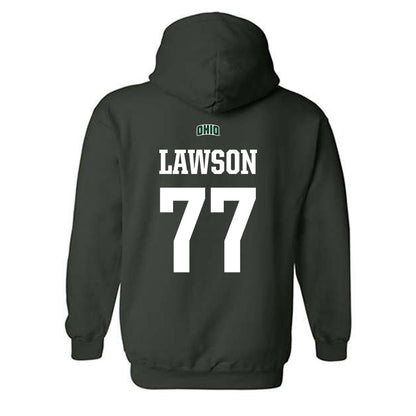 Ohio - NCAA Football : Trumain Lawson - Sports Shersey Hooded Sweatshirt-1