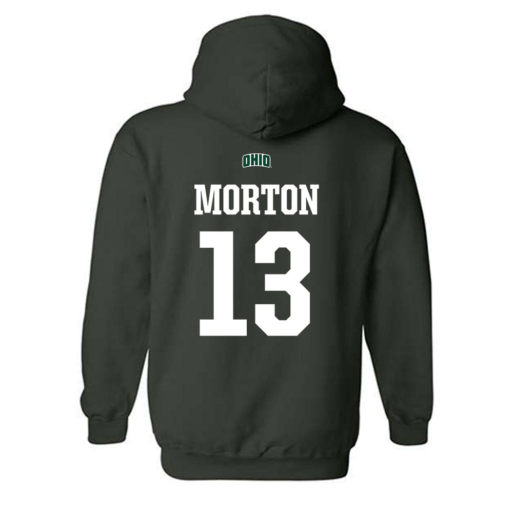 Ohio - NCAA Football : DJ Morton - Sports Shersey Hooded Sweatshirt-1