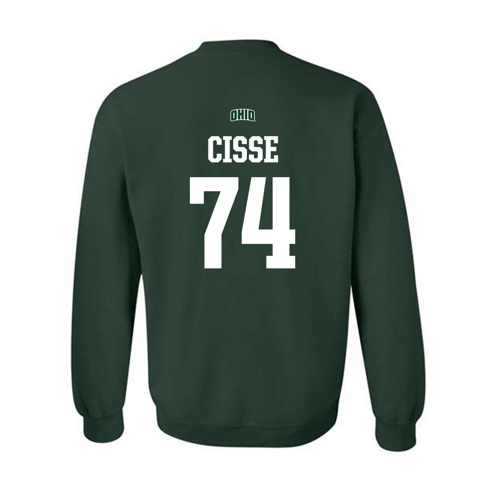 Ohio - NCAA Football : Tigana Cisse - Sports Shersey Crewneck Sweatshirt-1
