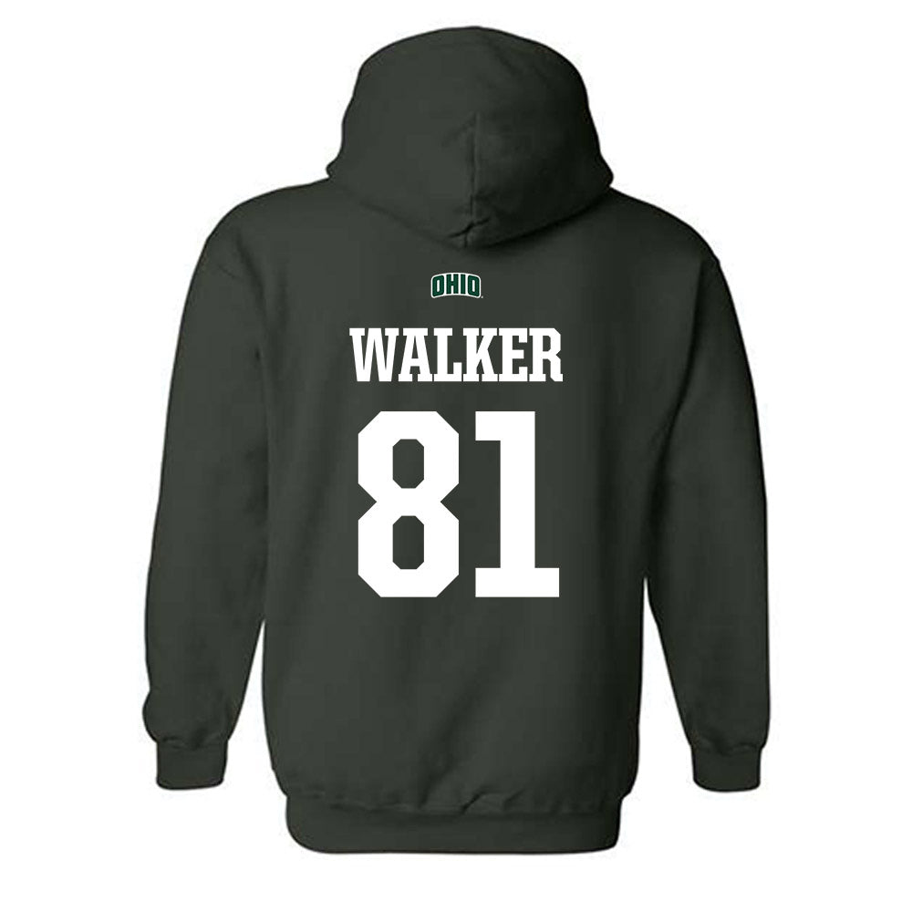 Ohio - NCAA Football : MC Walker - Sports Shersey Hooded Sweatshirt-1