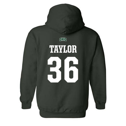 Ohio - NCAA Football : Malachi Taylor - Sports Shersey Hooded Sweatshirt-1