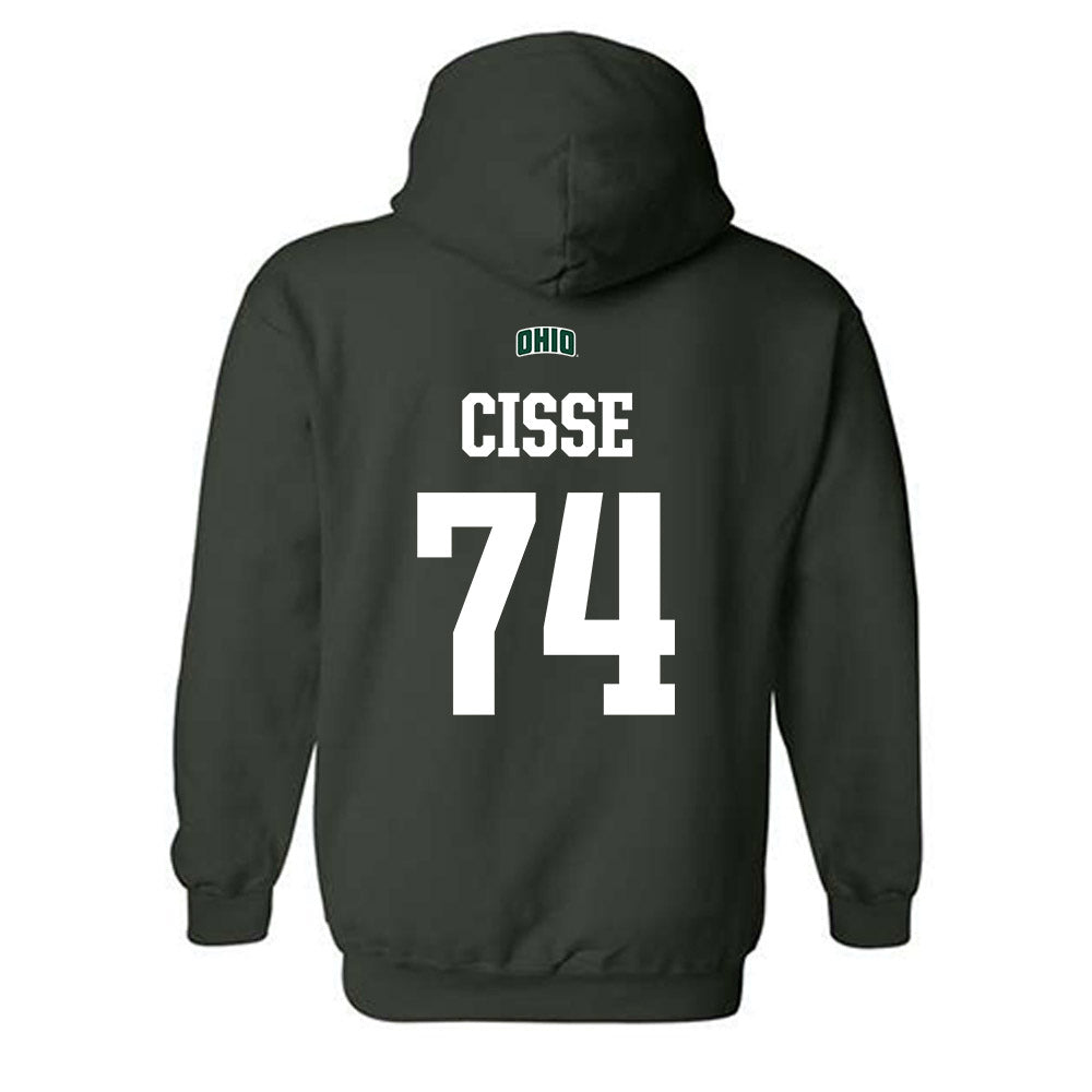 Ohio - NCAA Football : Tigana Cisse - Sports Shersey Hooded Sweatshirt-1