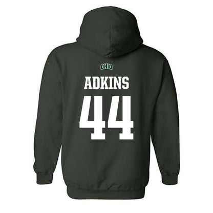 Ohio - NCAA Football : Austin Adkins - Sports Shersey Hooded Sweatshirt-1
