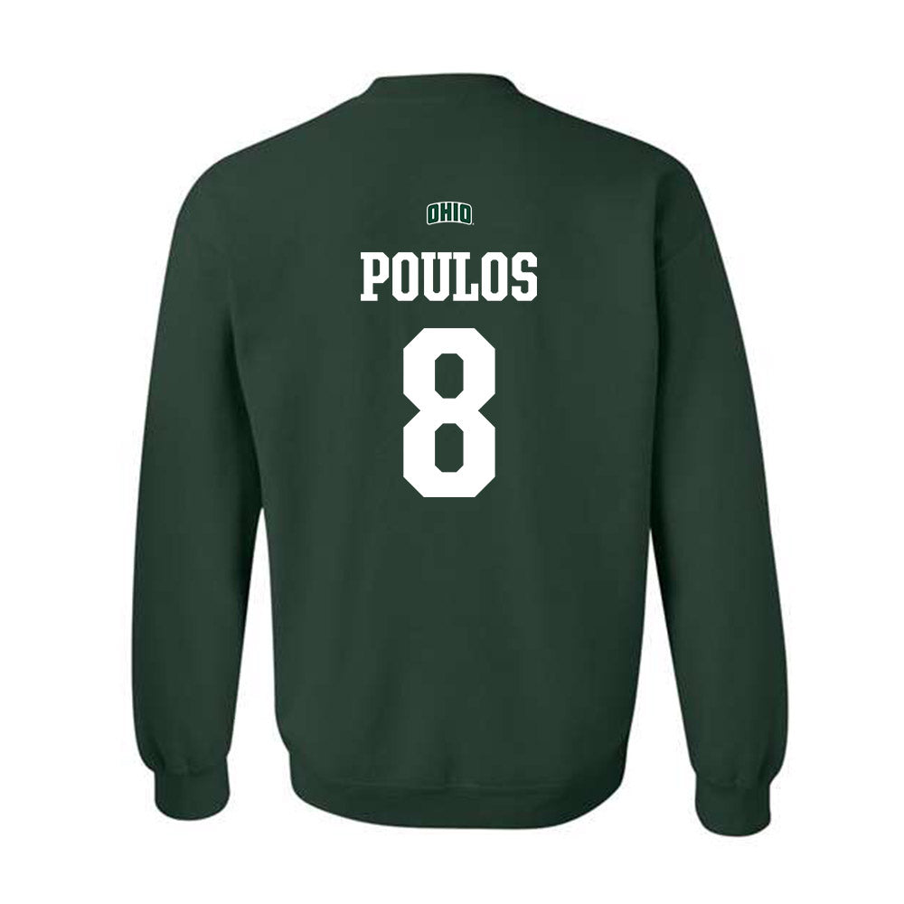 Ohio - NCAA Football : Nicholas Poulos - Sports Shersey Crewneck Sweatshirt-1