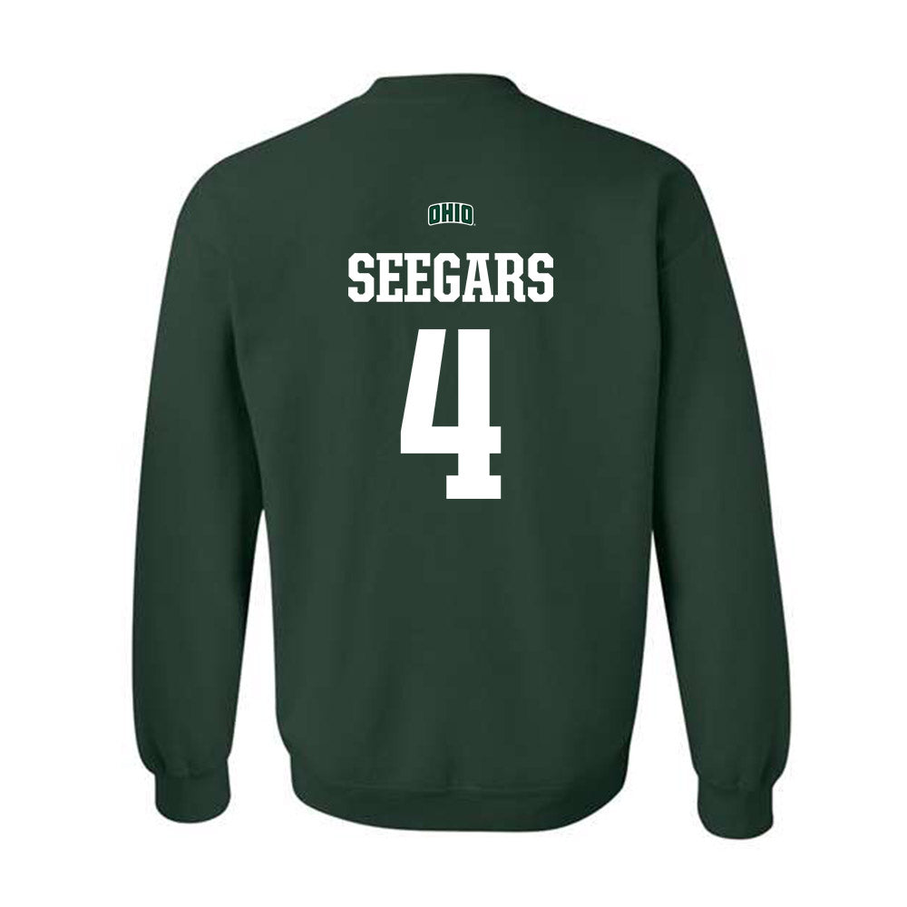 Ohio - NCAA Football : Kaci Seegars - Sports Shersey Crewneck Sweatshirt-1