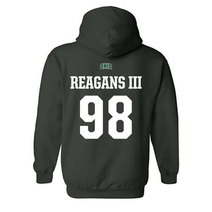 Ohio - NCAA Football : Derek Reagans III - Sports Shersey Hooded Sweatshirt-1