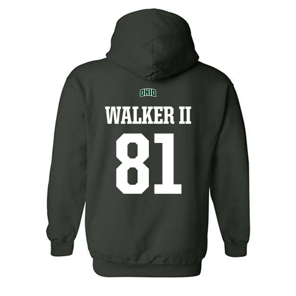 Ohio - NCAA Football : MC Walker II - Sports Shersey Hooded Sweatshirt-1