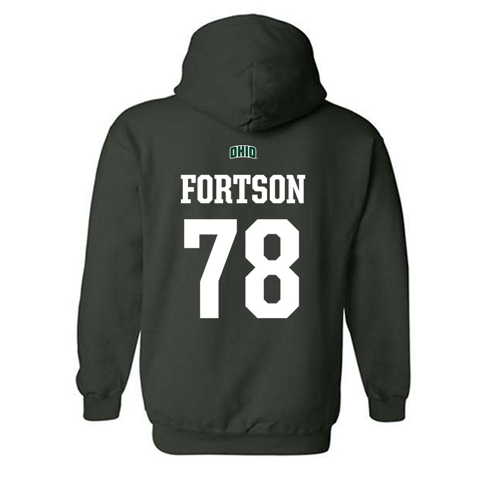 Ohio - NCAA Football : Danny Fortson - Sports Shersey Hooded Sweatshirt-1