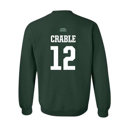 Ohio - NCAA Football : Jayvian Crable - Sports Shersey Crewneck Sweatshirt-1