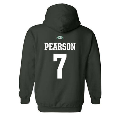 Ohio - NCAA Football : Tank Pearson - Sports Shersey Hooded Sweatshirt-1