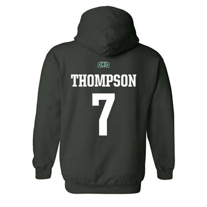 Ohio - NCAA Football : Eli Thompson - Sports Shersey Hooded Sweatshirt-1