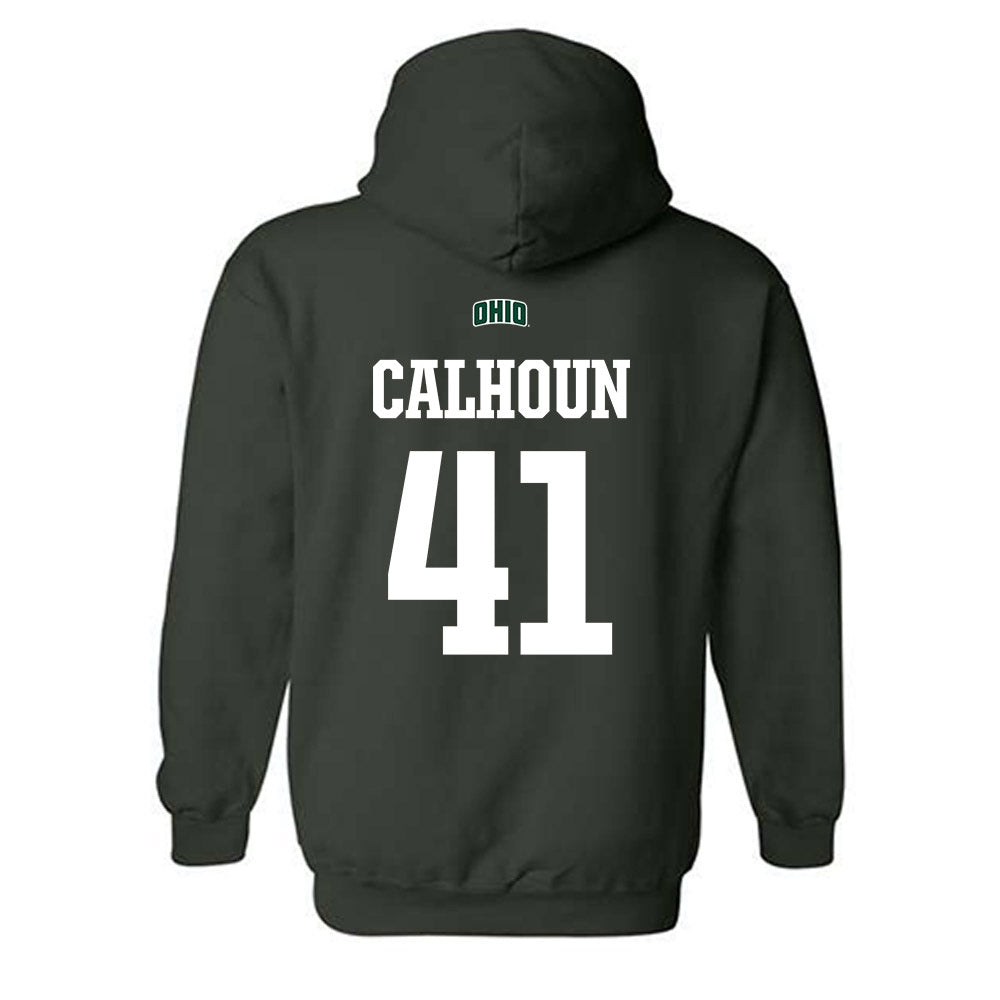 Ohio - NCAA Football : Keishaun Calhoun - Sports Shersey Hooded Sweatshirt-1