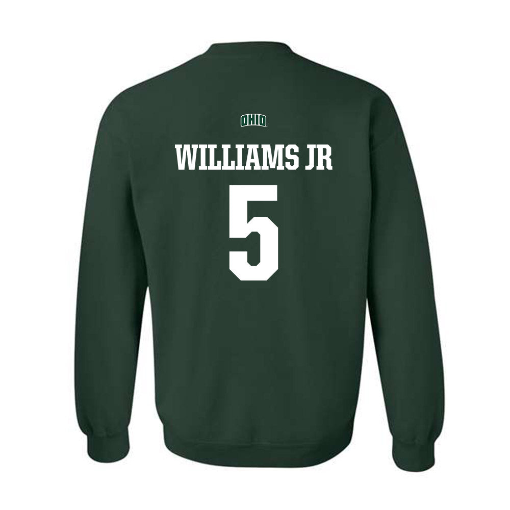 Ohio - NCAA Football : Adonis Williams Jr - Sports Shersey Crewneck Sweatshirt-1