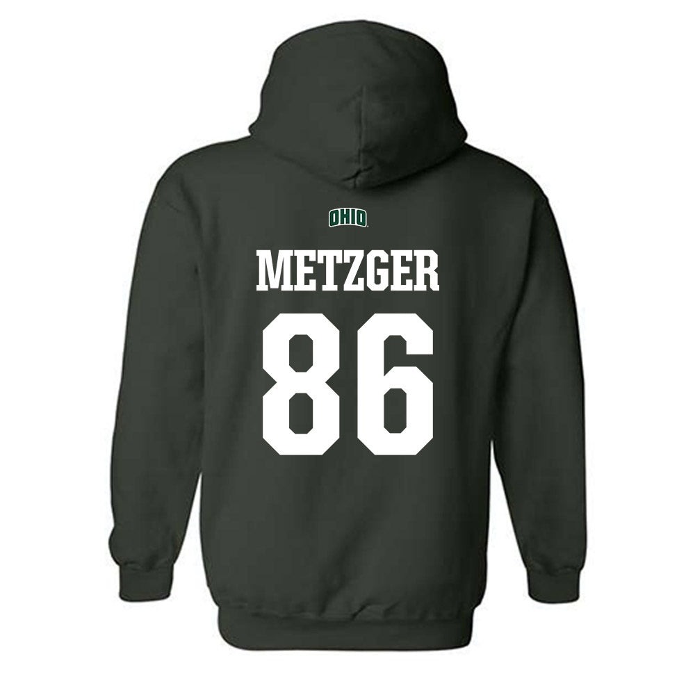 Ohio - NCAA Football : Andrew Metzger - Sports Shersey Hooded Sweatshirt-1