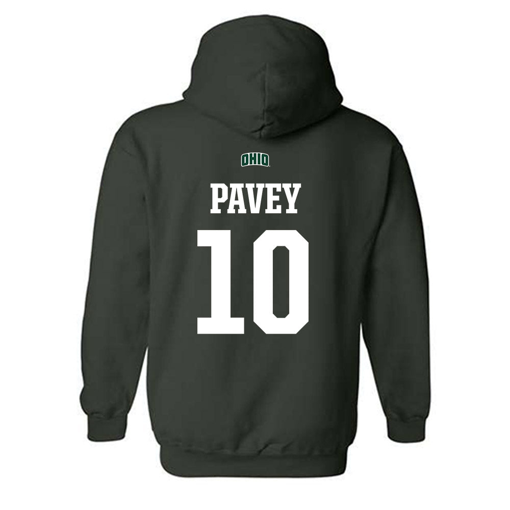 Ohio - NCAA Football : Drayden Pavey - Sports Shersey Hooded Sweatshirt-1