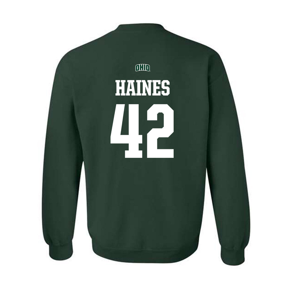 Ohio - NCAA Football : Magnus Haines - Sports Shersey Crewneck Sweatshirt-1
