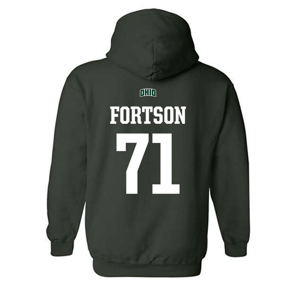 Ohio - NCAA Football : Danny Fortson - Sports Shersey Hooded Sweatshirt-1