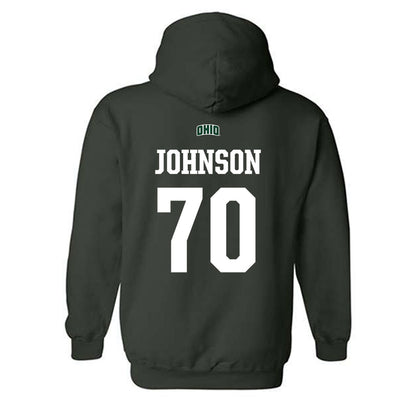 Ohio - NCAA Football : Joshua Johnson - Sports Shersey Hooded Sweatshirt-1