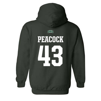 Ohio - NCAA Football : Brack Peacock - Sports Shersey Hooded Sweatshirt-1