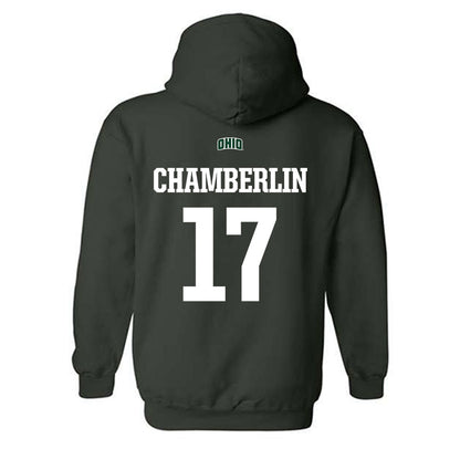 Ohio - NCAA Football : Caleb Chamberlin - Sports Shersey Hooded Sweatshirt-1