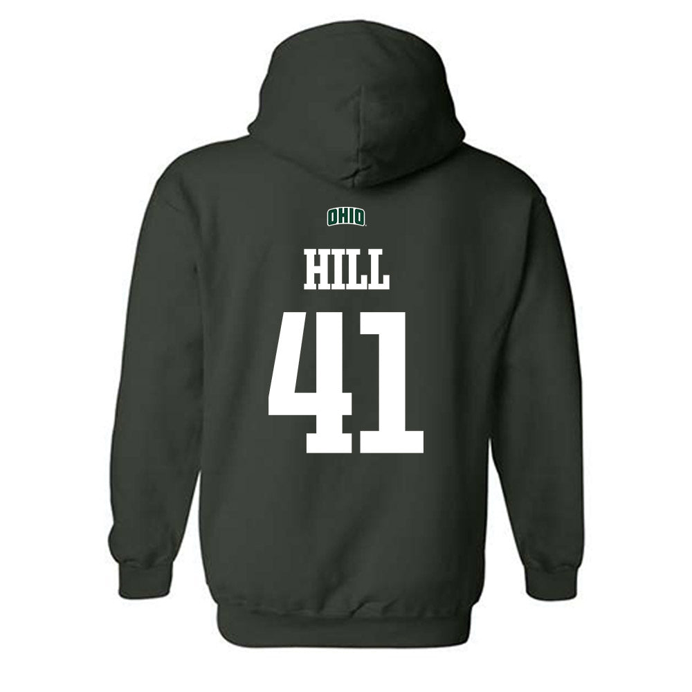 Ohio - NCAA Football : Creed Hill - Sports Shersey Hooded Sweatshirt-1