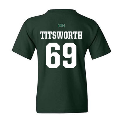 Ohio - NCAA Football Legends : Parker Titsworth - Sports Shersey Youth T-Shirt-1