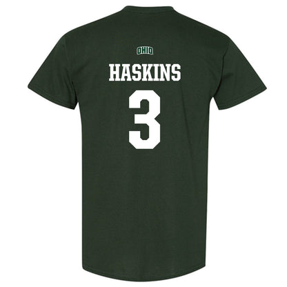 Ohio - NCAA Football : JT Haskins - Sports Shersey T-Shirt-1