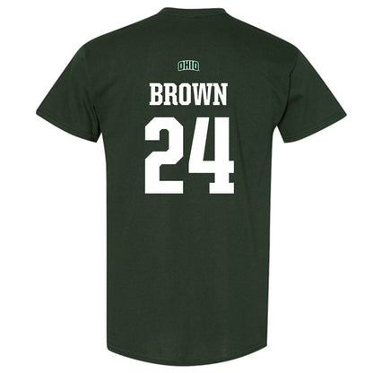 Ohio - NCAA Football : Irving Brown - Sports Shersey T-Shirt-1
