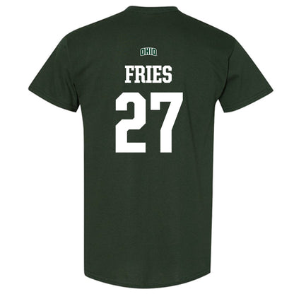 Ohio - NCAA Football : Jack Fries - Sports Shersey T-Shirt-1