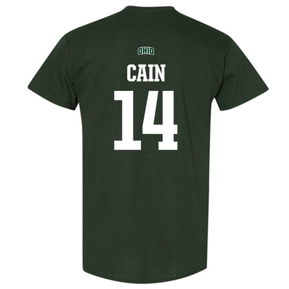 Ohio - NCAA Football : Marcus Cain - Sports Shersey T-Shirt-1