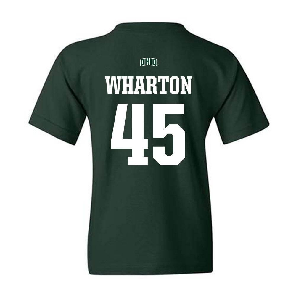 Ohio - NCAA Football : Brady Wharton - Sports Shersey Youth T-Shirt-1
