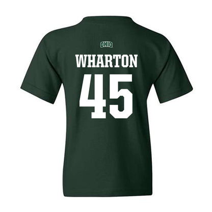 Ohio - NCAA Football : Brady Wharton - Sports Shersey Youth T-Shirt-1