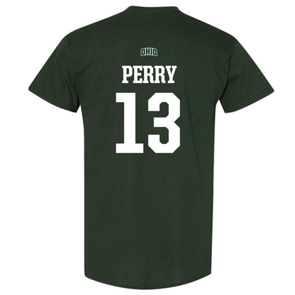 Ohio - NCAA Football : Rashad Perry - Sports Shersey T-Shirt-1