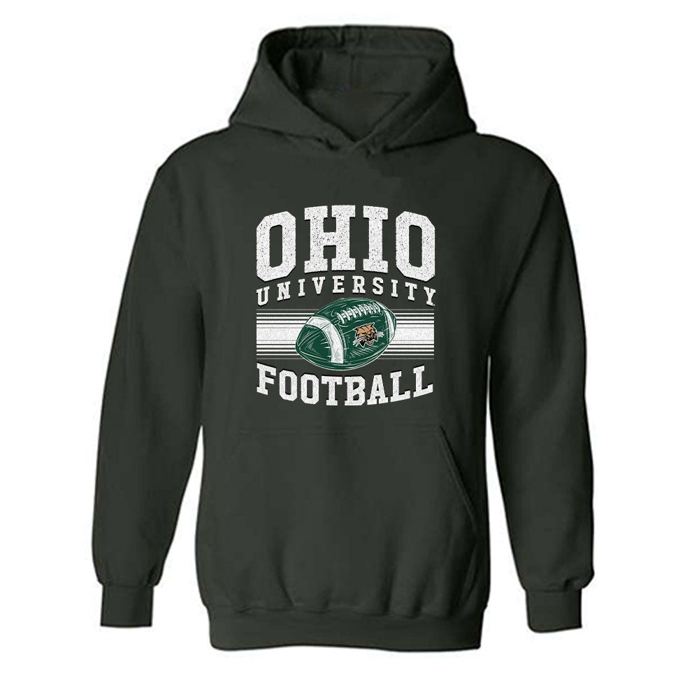 Ohio - NCAA Football : Andrew Metzger - Sports Shersey Hooded Sweatshirt-0