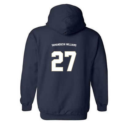 Oral Roberts - NCAA Men's Basketball : Yuto Yamanouchi williams - Classic Shersey Hooded Sweatshirt-1